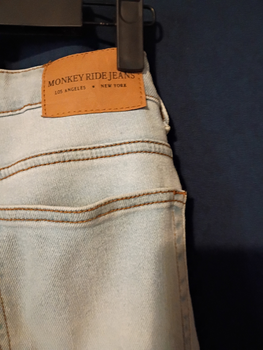 Monkey Ride Light Blue Women's Boyfriend Jeans